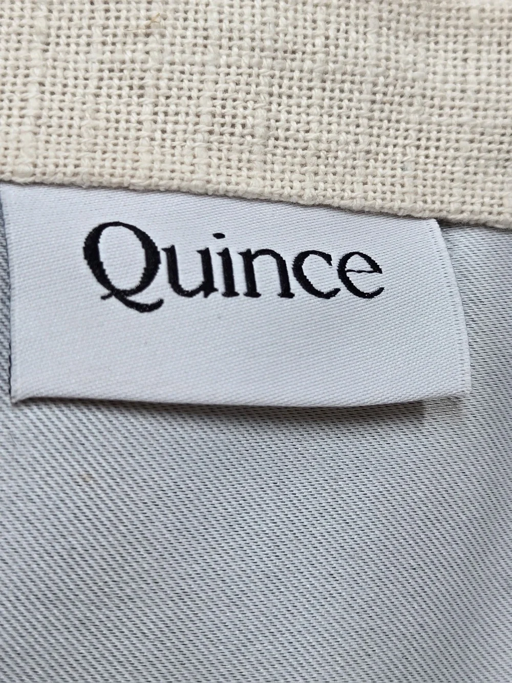 QUINCE Set Of 2 48x84 Cotton Slub Blackout Curtains Natural 0735
